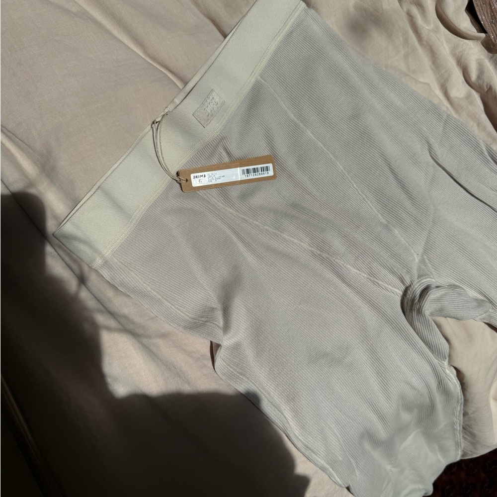 Skims Cotton Rib Legging - Bone